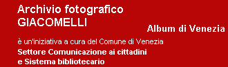 Vai alla homepage dell'OPAC dell'Archivio fotografico Giacomelli